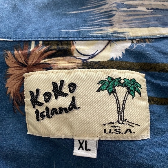 KOKO Island Aloha Hawaiian California Shirt Men XL Rare! - Picture 5 of 6